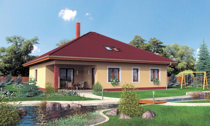 projekt domu BUNGALOW 42